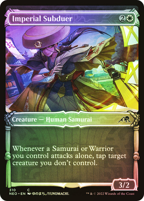 Imperial Subduer (Showcase)\nKamigawa: Neon Dynasty - Variants\nSingle\nMagic The Gathering