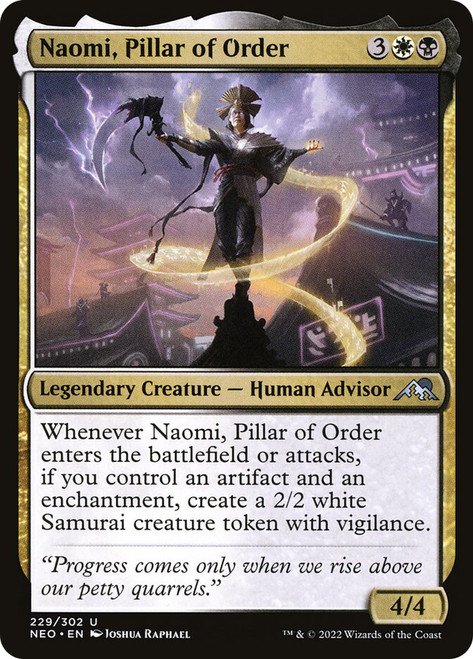 Naomi, Pillar of Order\nKamigawa: Neon Dynasty\nSingle\nMagic The Gathering