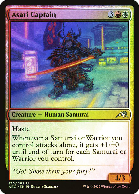 Asari Captain\nKamigawa: Neon Dynasty\nSingle\nMagic The Gathering