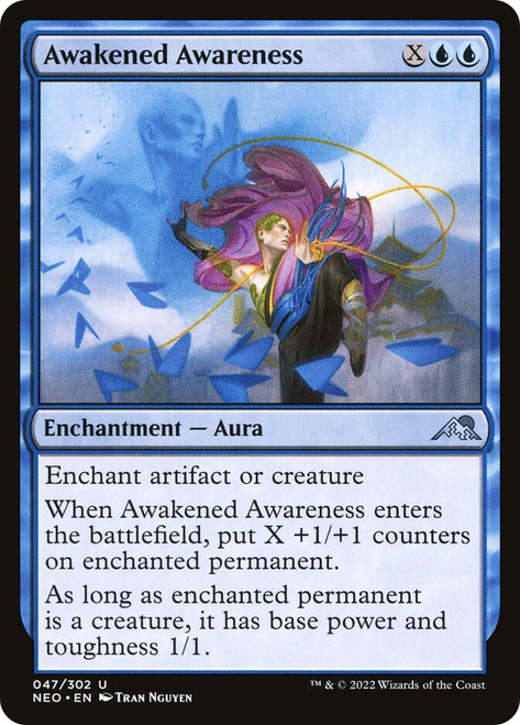 Awakened Awareness\nKamigawa: Neon Dynasty\nSingle\nMagic The Gathering