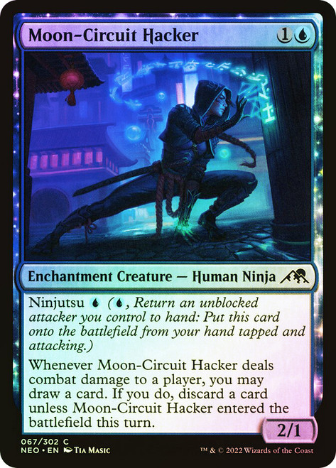 Moon-Circuit Hacker\nKamigawa: Neon Dynasty\nSingle\nMagic The Gathering