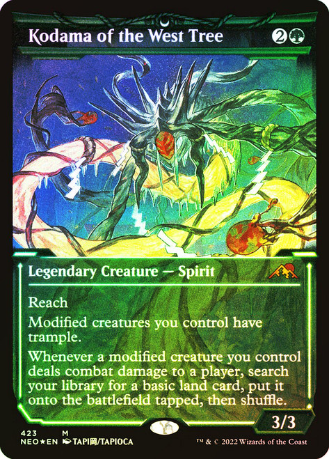 Kodama of the West Tree (Showcase) (Foil Etched) | Kamigawa: Neon