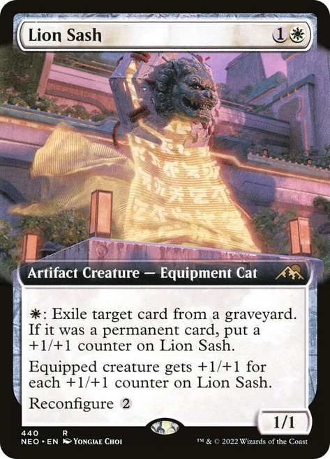 Lion Sash (Extended Art) | Kamigawa: Neon Dynasty - Variants