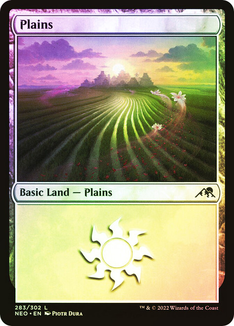 Plains (#283)\nKamigawa: Neon Dynasty\nSingle\nMagic The Gathering