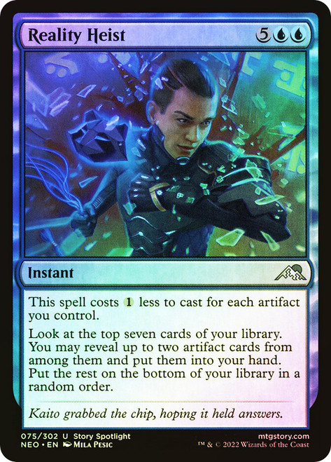 Reality Heist\nKamigawa: Neon Dynasty\nSingle\nMagic The Gathering