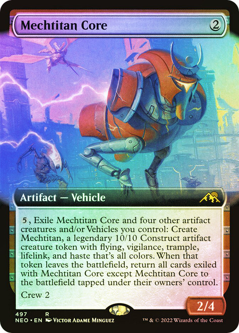 Mechtitan Core (Extended Art)\nKamigawa: Neon Dynasty - Variants\nSingle\nMagic The Gathering