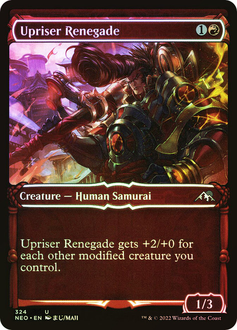 Upriser Renegade (Showcase)\nKamigawa: Neon Dynasty - Variants\nSingle\nMagic The Gathering