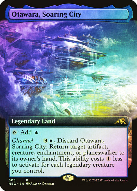 Otawara, Soaring City (Extended Art) | Kamigawa: Neon Dynasty