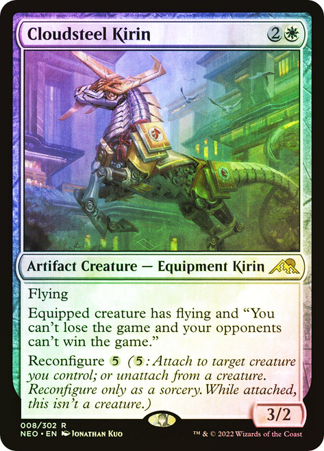 Cloudsteel Kirin\nKamigawa: Neon Dynasty\nSingle\nMagic The Gathering