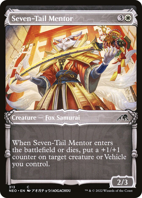 Seven-Tail Mentor (Showcase)\nKamigawa: Neon Dynasty - Variants\nSingle\nMagic The Gathering