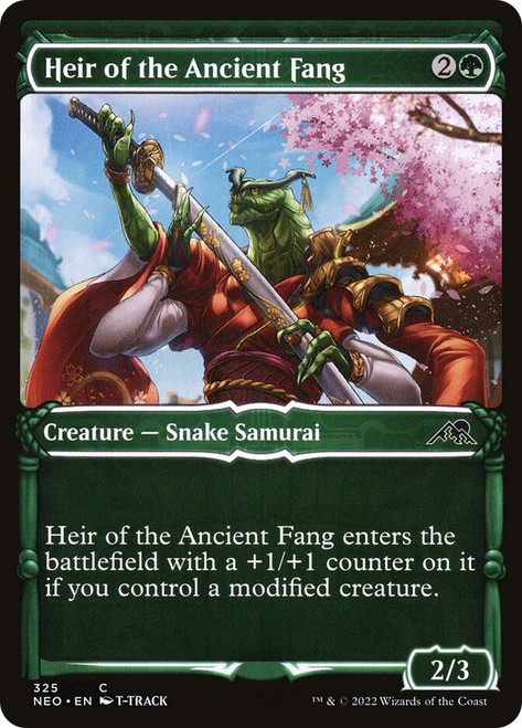 Heir of the Ancient Fang (Showcase)\nKamigawa: Neon Dynasty - Variants\nSingle\nMagic The Gathering