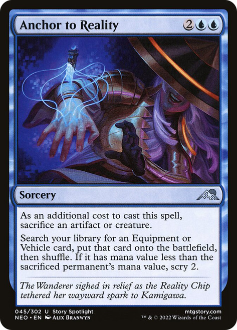 Anchor to Reality\nKamigawa: Neon Dynasty\nSingle\nMagic The Gathering