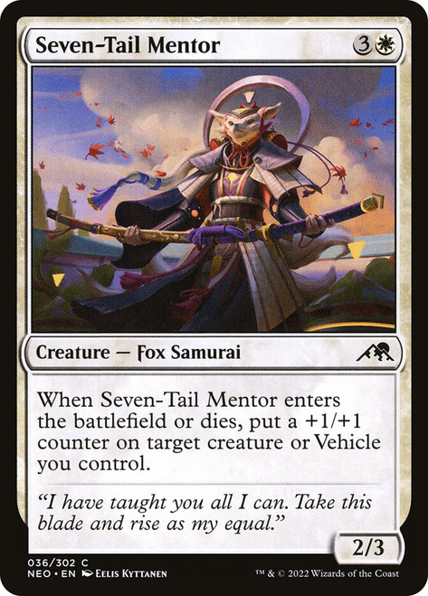 Seven-Tail Mentor\nKamigawa: Neon Dynasty\nSingle\nMagic The Gathering