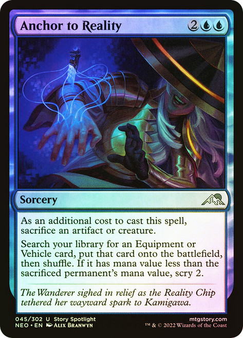 Anchor to Reality\nKamigawa: Neon Dynasty\nSingle\nMagic The Gathering