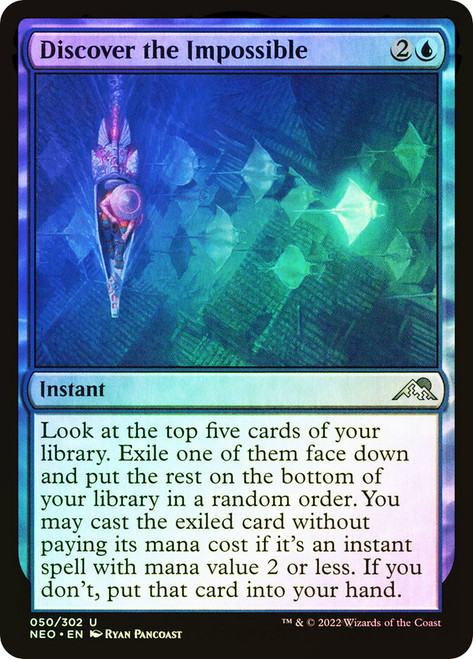 Discover the Impossible\nKamigawa: Neon Dynasty\nSingle\nMagic The Gathering