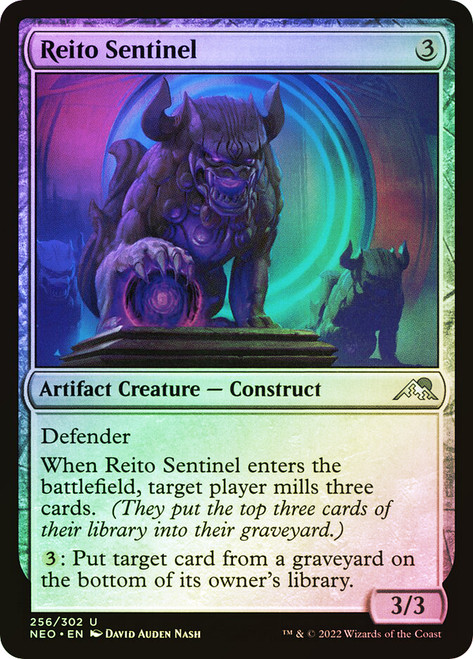 Reito Sentinel\nKamigawa: Neon Dynasty\nSingle\nMagic The Gathering