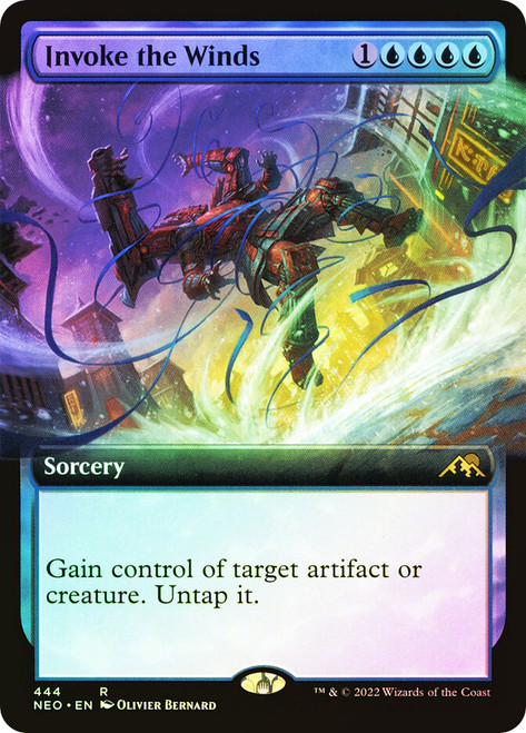 Invoke the Winds (Extended Art)\nKamigawa: Neon Dynasty - Variants\nSingle\nMagic The Gathering