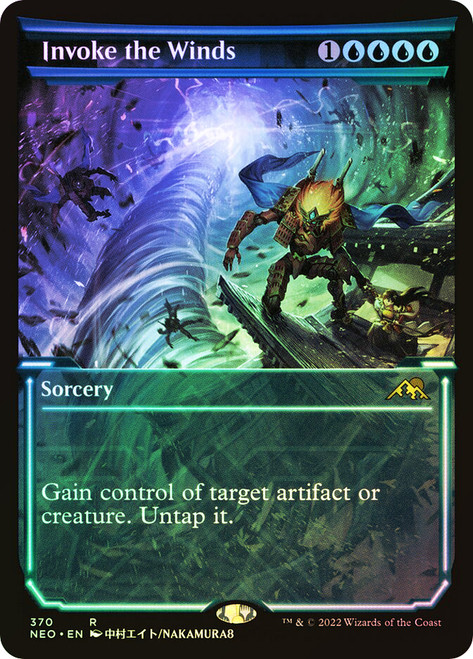 Invoke the Winds (Showcase)\nKamigawa: Neon Dynasty - Variants\nSingle\nMagic The Gathering
