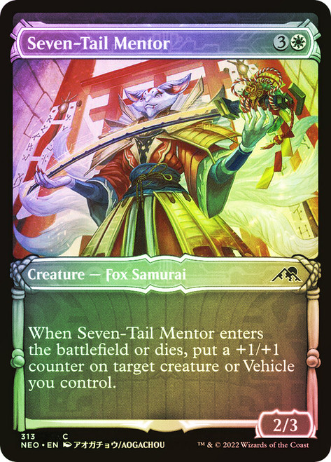 Seven-Tail Mentor (Showcase)\nKamigawa: Neon Dynasty - Variants\nSingle\nMagic The Gathering