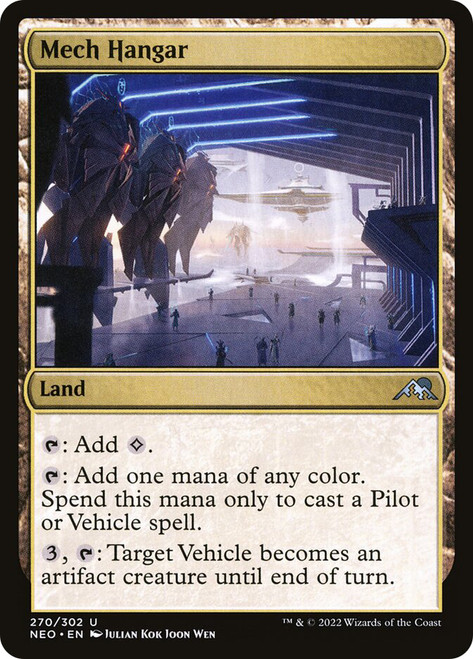Mech Hangar\nKamigawa: Neon Dynasty\nSingle\nMagic The Gathering