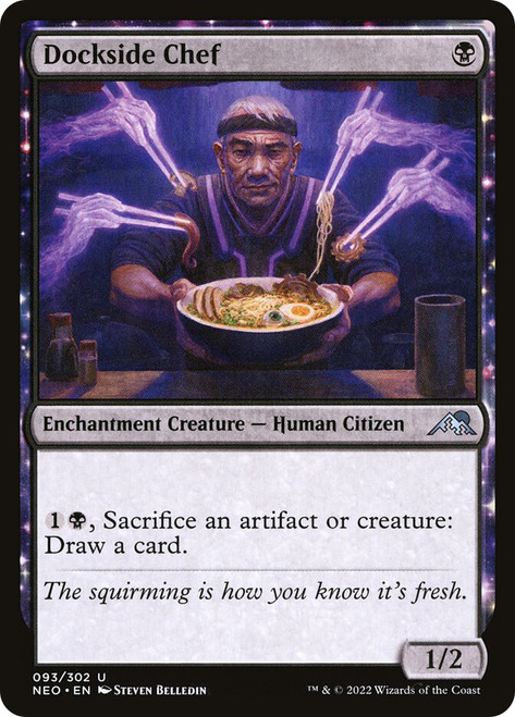 Dockside Chef\nKamigawa: Neon Dynasty\nSingle\nMagic The Gathering