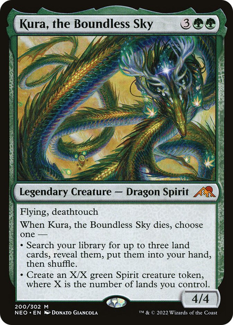 Kura, the Boundless Sky\nKamigawa: Neon Dynasty\nSingle\nMagic The Gathering