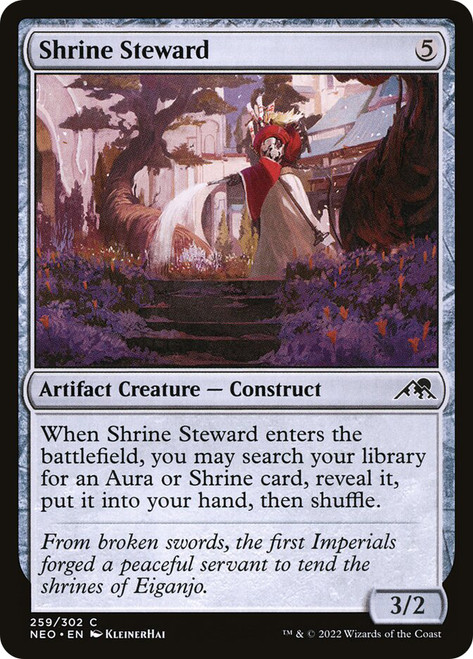 Shrine Steward\nKamigawa: Neon Dynasty\nSingle\nMagic The Gathering