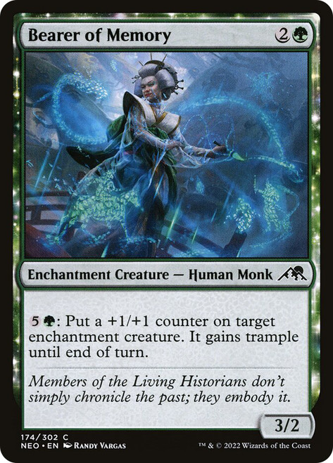 Bearer of Memory\nKamigawa: Neon Dynasty\nSingle\nMagic The Gathering