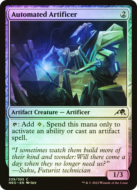 Automated Artificer\nKamigawa: Neon Dynasty\nSingle\nMagic The Gathering