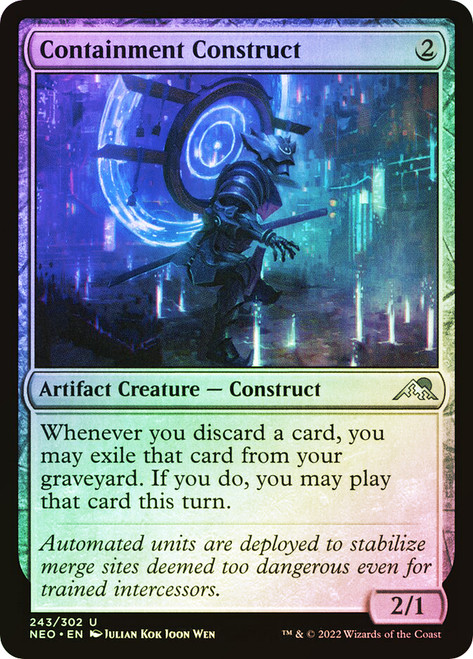 Containment Construct\nKamigawa: Neon Dynasty\nSingle\nMagic The Gathering