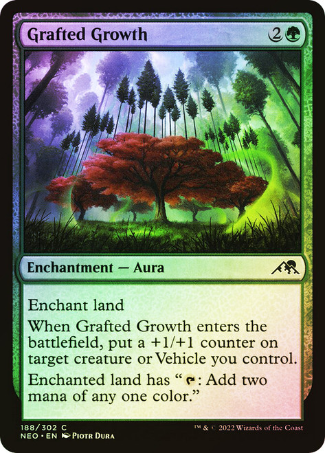 Grafted Growth\nKamigawa: Neon Dynasty\nSingle\nMagic The Gathering