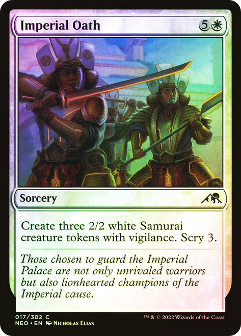 Imperial Oath\nKamigawa: Neon Dynasty\nSingle\nMagic The Gathering