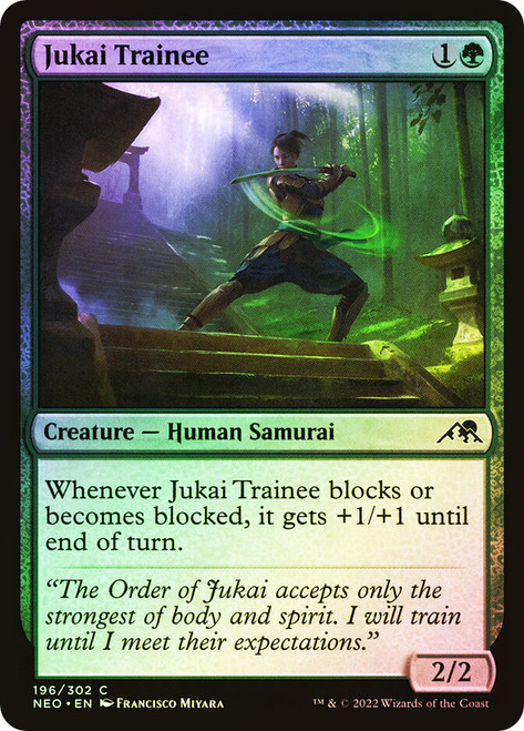 Jukai Trainee\nKamigawa: Neon Dynasty\nSingle\nMagic The Gathering