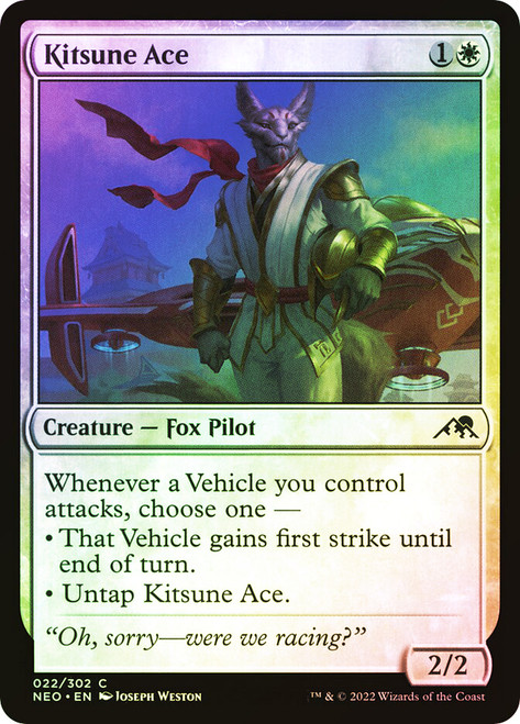 Kitsune Ace\nKamigawa: Neon Dynasty\nSingle\nMagic The Gathering