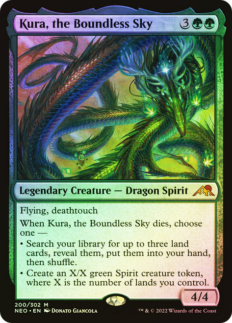 Kura, the Boundless Sky\nKamigawa: Neon Dynasty\nSingle\nMagic The Gathering