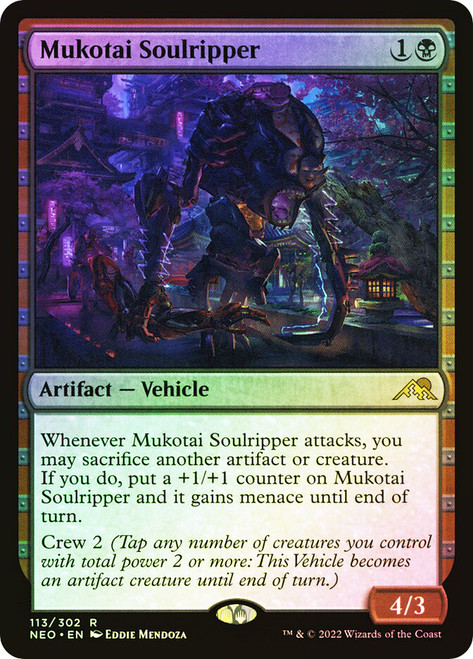 Mukotai Soulripper\nKamigawa: Neon Dynasty\nSingle\nMagic The Gathering