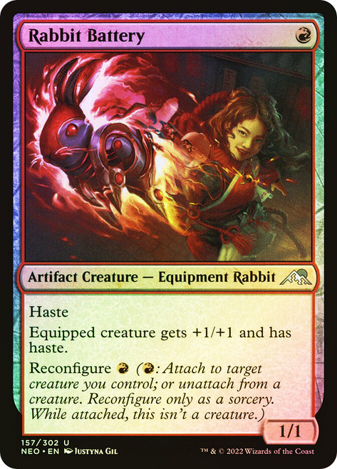 Rabbit Battery\nKamigawa: Neon Dynasty\nSingle\nMagic The Gathering