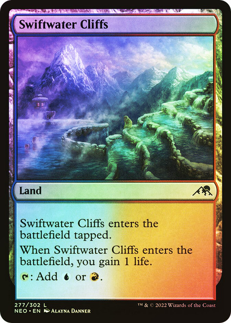 Swiftwater Cliffs\nKamigawa: Neon Dynasty\nSingle\nMagic The Gathering