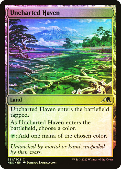 Uncharted Haven\nKamigawa: Neon Dynasty\nSingle\nMagic The Gathering