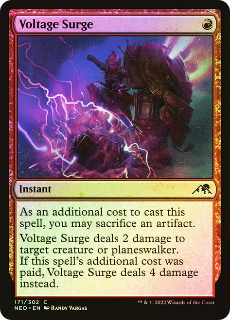 Voltage Surge\nKamigawa: Neon Dynasty\nSingle\nMagic The Gathering