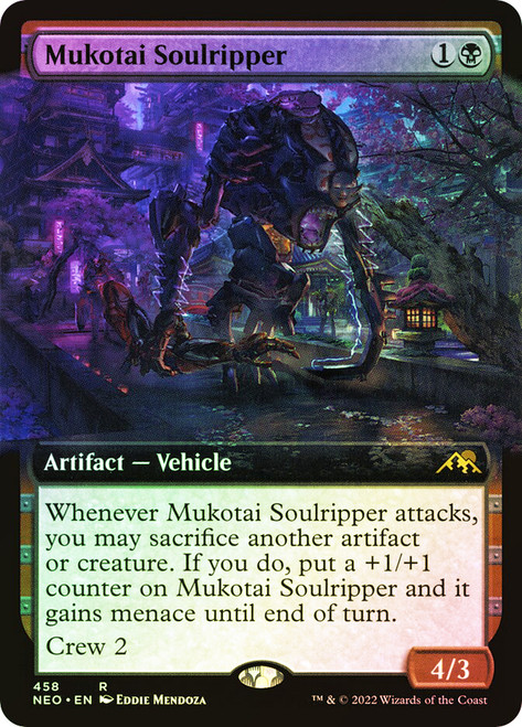 Mukotai Soulripper (Extended Art)\nKamigawa: Neon Dynasty - Variants\nSingle\nMagic The Gathering