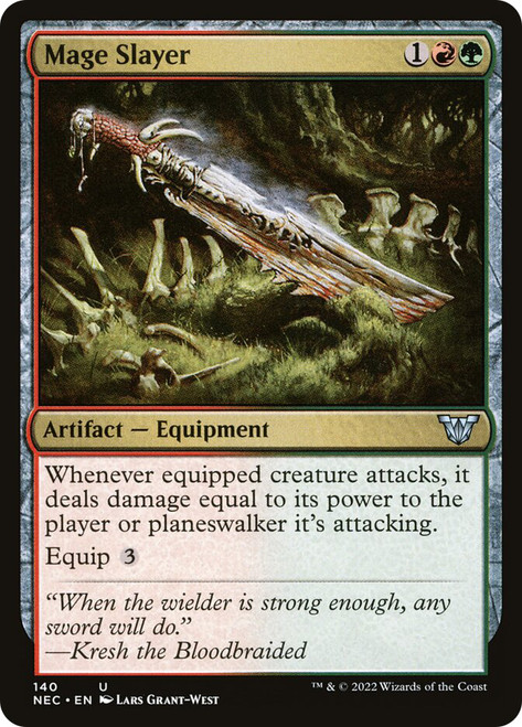 Mage Slayer\nKamigawa: Neon Dynasty Commander\nSingle\nMagic The Gathering