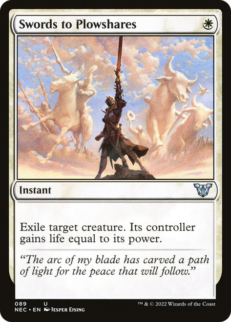 Swords to Plowshares\nKamigawa: Neon Dynasty Commander\nSingle\nMagic The Gathering