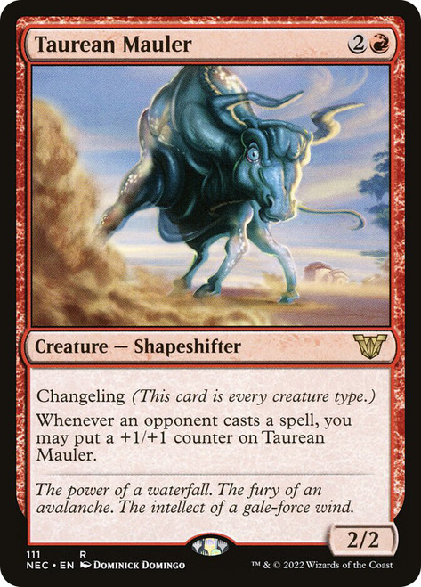 Taurean Mauler\nKamigawa: Neon Dynasty Commander\nSingle\nMagic The Gathering