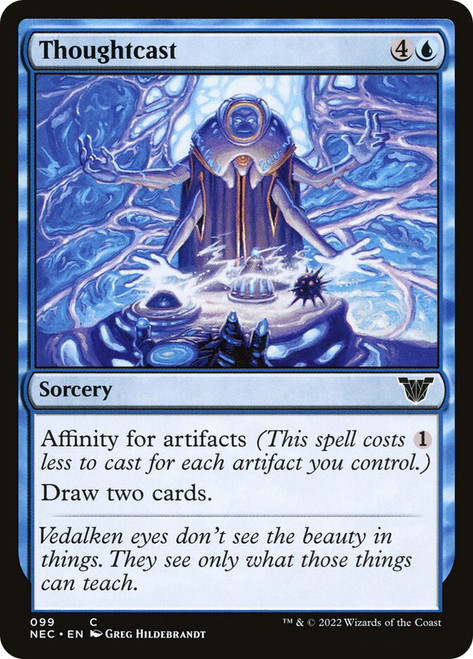 Thoughtcast\nKamigawa: Neon Dynasty Commander\nSingle\nMagic The Gathering