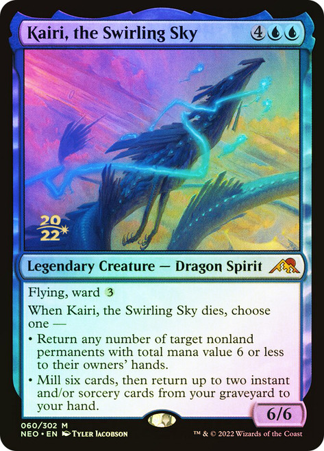 Kairi, the Swirling Sky (Prerelease) (Kamigawa: Neon Dynasty)\nPromo: Date Stamped\nSingle\nMagic The Gathering