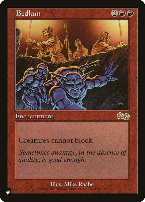 Bedlam\nPlaneswalker Symbol Reprints\nSingle\nMagic The Gathering