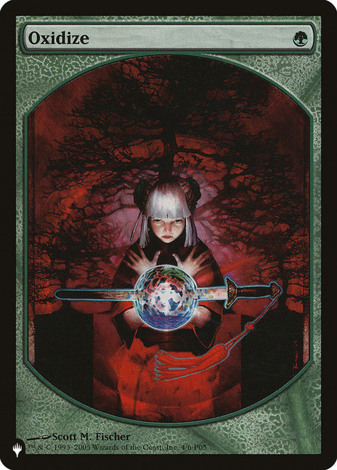 Oxidize (Player Rewards) (Textless)\nPlaneswalker Symbol Reprints\nSingle\nMagic The Gathering
