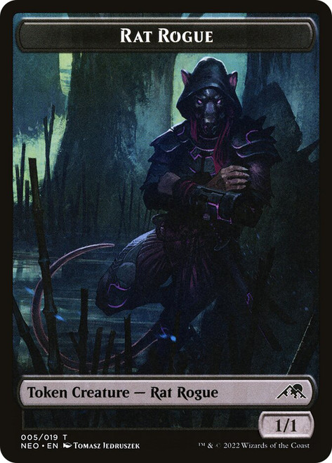 {Rat Rogue Token}\nKamigawa: Neon Dynasty\nSingle\nMagic The Gathering
