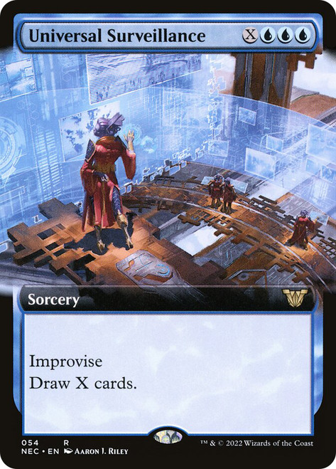 Universal Surveillance (Extended Art)\nKamigawa: Neon Dynasty Commander - Variants\nSingle\nMagic The Gathering